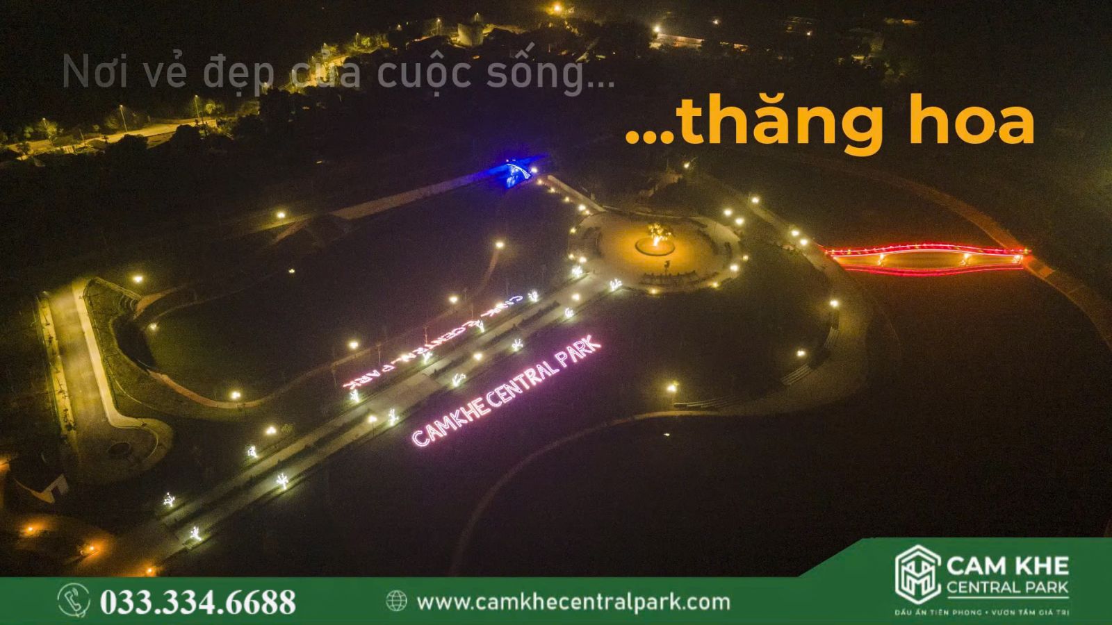 cẩm khê central park về đêm