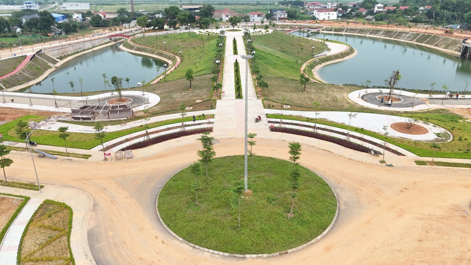 hình ảnh thực tế dự án Cẩm Khê Central Park